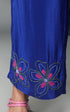 ROYAL BLUE HAND EMBROIDERY COORD SET